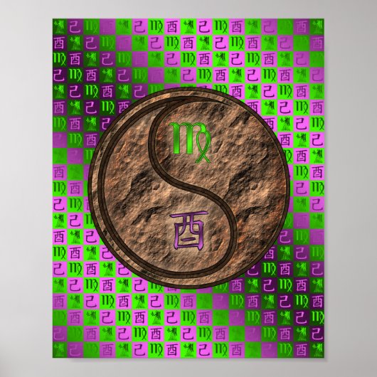 Maagd & Aarde Haan Poster (Voorkant)