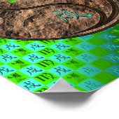 Maagd & Aarde Hond Poster (Hoek)