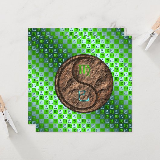 Maagd & Aarde Slang Kaart (Voorkant / Achterkant in situ)