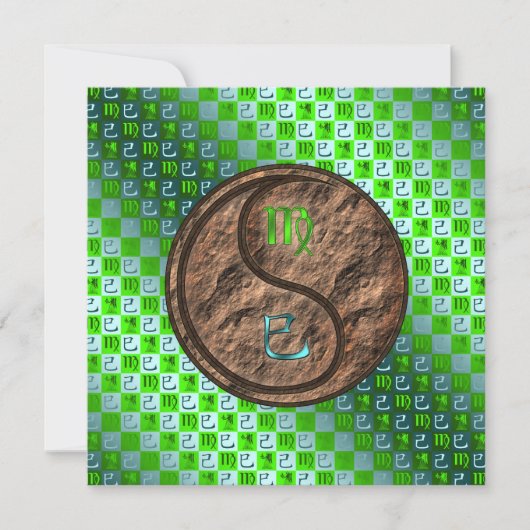 Maagd & Aarde Slang Kaart (Voorkant)