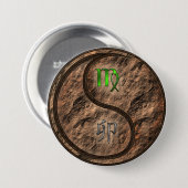 Maagd & Aardese Haas Ronde Button 7,6 Cm (Voorkant /achterkant)