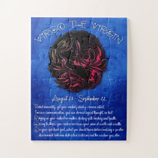 Maagd Acrostisch Puzzel Legpuzzel (Verticaal)