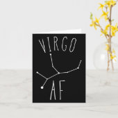 Maagd Af Sterrenbeeld _ Grappige Maagd Astrologie Kaart (Gele Bloem)