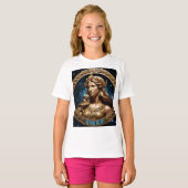 Maagd astrologie sterrenbeeld t-shirt (Voorkant volledig)