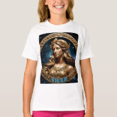 Maagd astrologie Zodiak teken T-shirt (Voorkant)