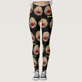 Maagd Augustus September Verjaardag Zodiac Aangepa Leggings (Voorkant)