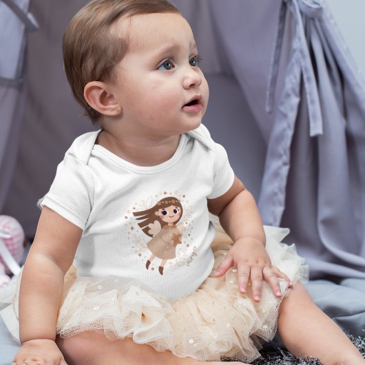 Maagd Baby: "Maagd's pure hemelse elegantie" Romper