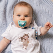 Maagd Baby: "Maagd's pure hemelse elegantie" Romper