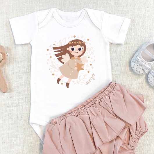 Maagd Baby: "Maagd's pure hemelse elegantie" Romper
