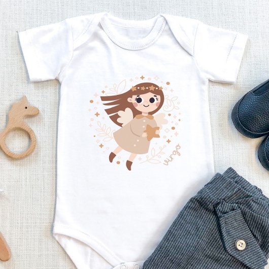 Maagd Baby: "Maagd's pure hemelse elegantie" Romper