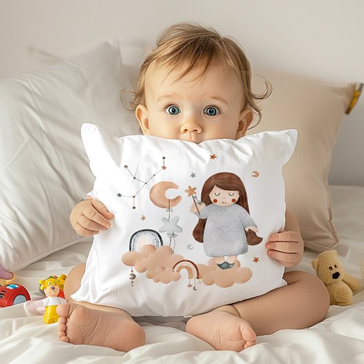 Maagd Baby - sterrenbeeld  kinderkamer Kussen