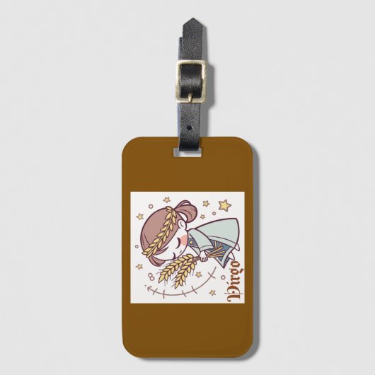 Maagd bagagelabel (Voorkant (verticaal))