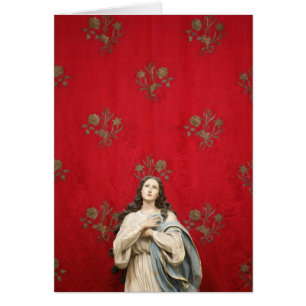 Maagd beeld in een Spaccanapoli-kerk, Napels