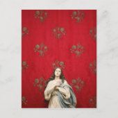 Maagd beeld in een Spaccanapoli-kerk, Napels Briefkaart (Voorkant)