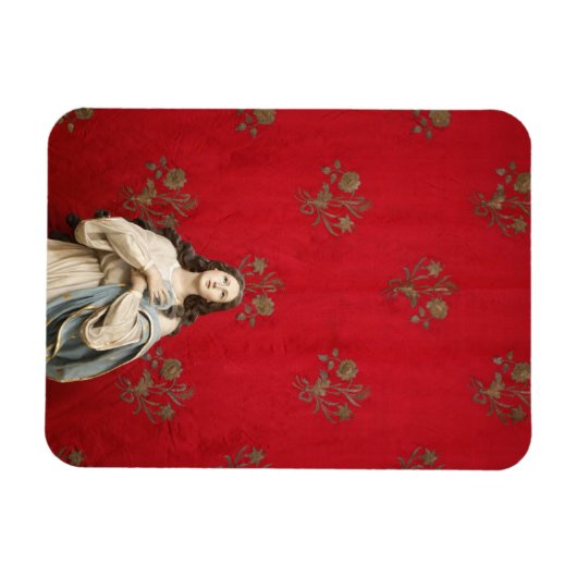 Maagd beeld in een Spaccanapoli-kerk, Napels Magneet (Horizontaal)