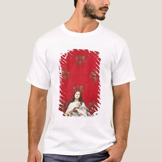 Maagd beeld in een Spaccanapoli-kerk, Napels T-shirt (Voorkant)