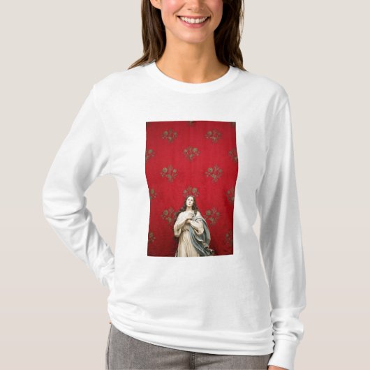 Maagd beeld in een Spaccanapoli-kerk, Napels T-shirt (Voorkant)