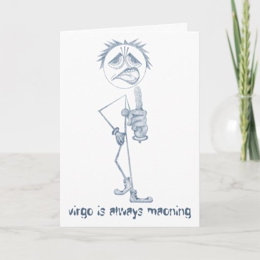 Maagd [ - BitchScope - ] Verjaardag Kaart (Voorkant)