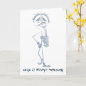 Maagd [ - BitchScope - ] Verjaardag Kaart (Gele Bloem)