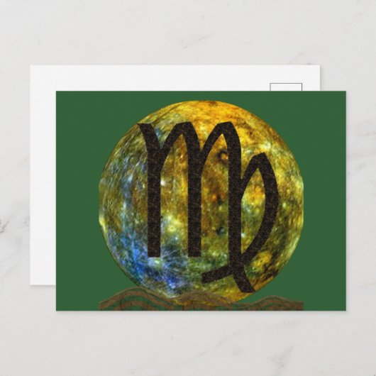 Maagd Briefkaart (Voorkant / Achterkant)