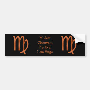 Maagd Bumpersticker