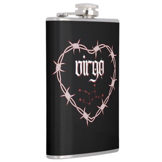 Maagd Constellatie Gotische Dark Celestial Edgy Heupfles (Rechts)