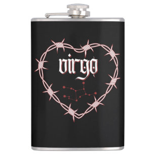 Maagd Constellatie Gotische Dark Celestial Edgy Heupfles