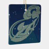Maagd Constellatie Zodiac Astrologie Keramisch Ornament (Rechts)