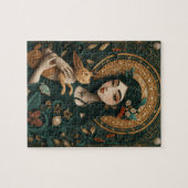 Maagd De Maagd Papier Quilling Legpuzzel (Horizontaal)