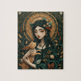 Maagd De Maagd Papier Quilling Legpuzzel
