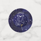 Maagd de Maagd Zodiac Design Table Confetti (Kleine voorkant)