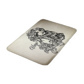 Maagd De Maagd Zodiac Gouden Badmat (Gekanteld)