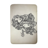 Maagd De Maagd Zodiac Gouden Badmat (Voorkant Verticaal)