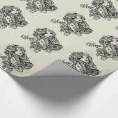 Maagd De Maagd Zodiac Gouden Cadeaupapier (Hoek)