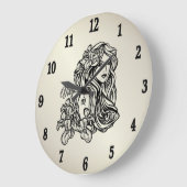 Maagd De Maagd Zodiac Gouden Klok (Hoek)