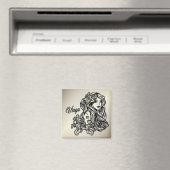 Maagd De Maagd Zodiac Gouden Magneet (Insitu (Vaatwasser))