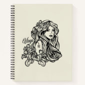 Maagd De Maagd Zodiac Gouden Notitieboek (Voorkant)