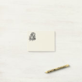 Maagd De Maagd Zodiac Gouden Post-it® Notes (Op bureau)