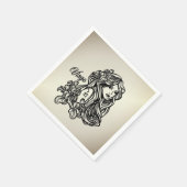 Maagd De Maagd Zodiac Gouden Servet (Hoek)