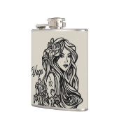 Maagd De Maagd Zodiac Maagd Goud Heupfles (Links)