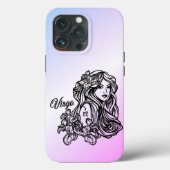 Maagd De Maagd Zodiac Paars Case-Mate iPhone Case (Achterkant)