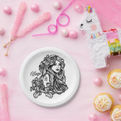 Maagd De Maagd Zodiac Papieren Bordje (Feest)