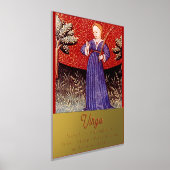 Maagd de Maagd Zodiac teken Verjaardagsfeest Folie Afdrukken (Laagn)