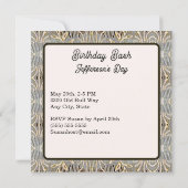 Maagd de Maagd Zodiac teken Verjaardagsfeest Kaart (Achterkant)