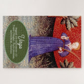 Maagd de Maagd Zodiac teken Verjaardagsfeest Legpuzzel (Horizontaal)