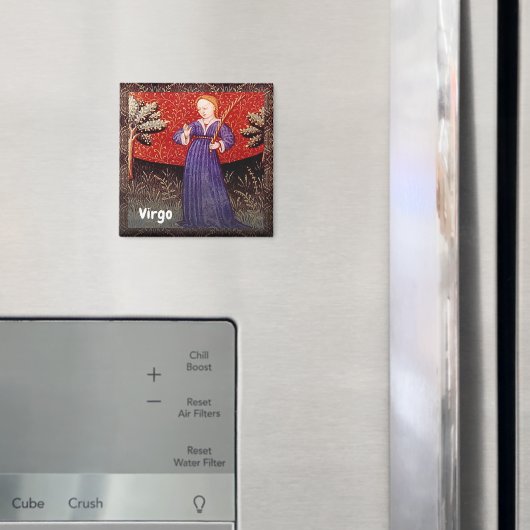 Maagd de Maagd Zodiac teken Verjaardagsfeest Magneet (Insitu (Koelkast))