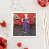 Maagd de Maagd Zodiac teken Verjaardagsfeest Servet (Insitu)