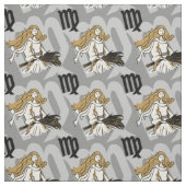 Maagd de Maiden zodiac art patroon stof (Swatch)