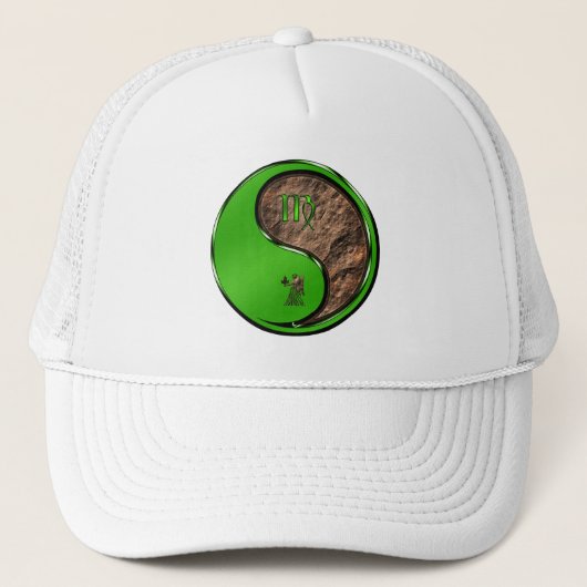 Maagd de Oogster Trucker Pet (Voorkant)