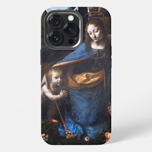 Maagd der Rotsen iPhone Hoesje (Achterkant)